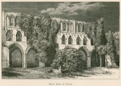 Abbazia di Rievaulx, Lato Ovest del Coro da Alexander Francis Lydon