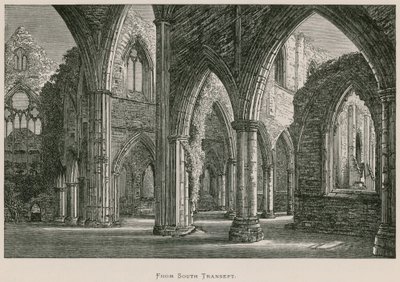 Abbazia di Tintern, dal transetto sud da Alexander Francis Lydon