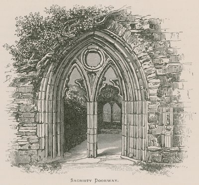 Abbazia di Tintern, Porta della Sacrestia da Alexander Francis Lydon