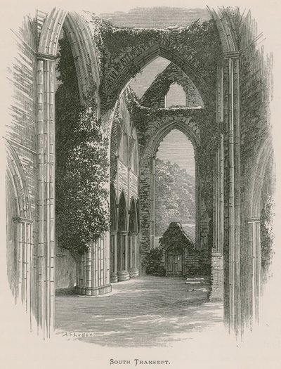 Abbazia di Tintern, transetto sud da Alexander Francis Lydon