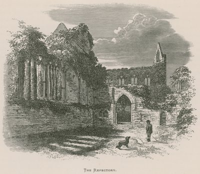 Abbazia di Tintern, Il Refettorio da Alexander Francis Lydon