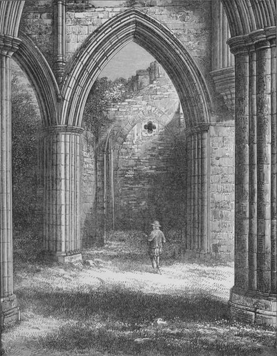 Sagrestia, Abbazia di Rievaulx, c1880, 1897 da Alexander Francis Lydon
