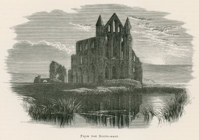 Abbazia di Whitby, dal sud-est da Alexander Francis Lydon