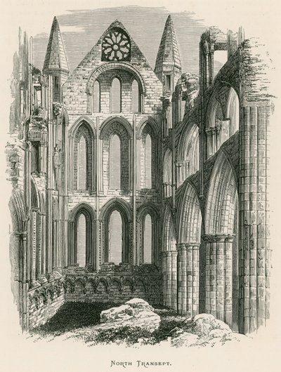 Abbazia di Whitby, transetto nord da Alexander Francis Lydon