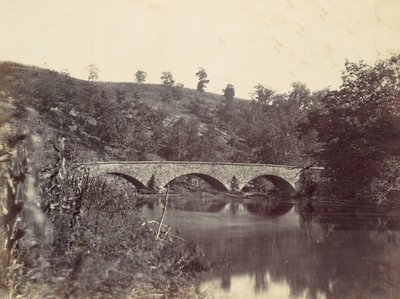 Ponte di Antietam, sulla strada di Sharpsburg e Boonsboro, n. 1, settembre 1862, 1862 da Alexander Gardner