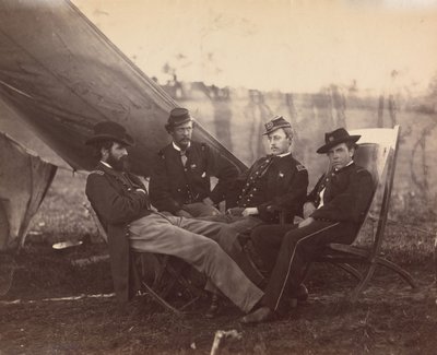 [Quattro ufficiali], ca. 1864 da Alexander Gardner