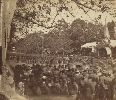 Revisione del Grand Army, Washington, D.C. da Alexander Gardner