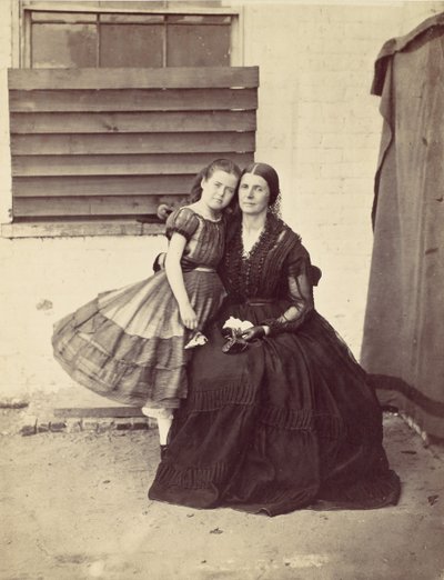 Signora Greenhow e Figlia, Imprigionate nel Vecchio Campidoglio, Washington da Alexander Gardner