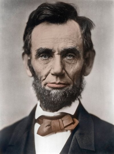 Ritratto di Abraham Lincoln - Ritratto di Abraham Lincoln (1809-1865) 16° Presidente degli Stati Uniti d