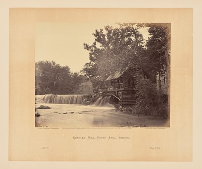 Mulino di Quarles, North Anna, Virginia da Alexander Gardner