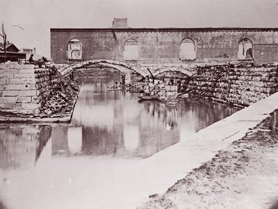 Rovine vicino al bacino del canale, Richmond da Alexander Gardner