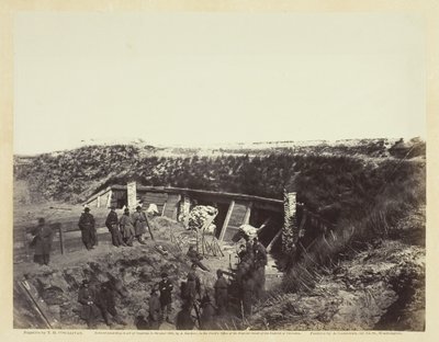 Il Pulpito, Fort Fisher, N.C., gennaio 1865 da Alexander Gardner