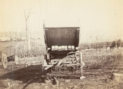 Senza titolo, [Carro della Batteria del Telegrafo da Campo] da Alexander Gardner