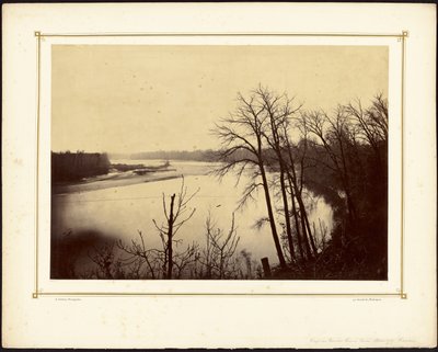 [Vista sul fiume Kansas vicino a Stranger, Kansas]. da Alexander Gardner