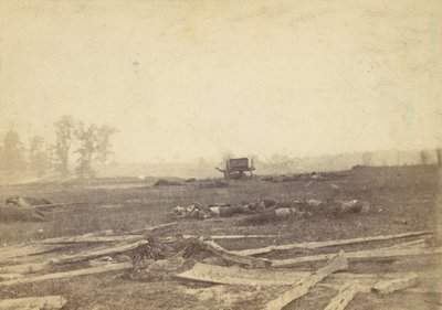 Vista sul campo di battaglia di Antietam, settembre 1862 da Alexander Gardner