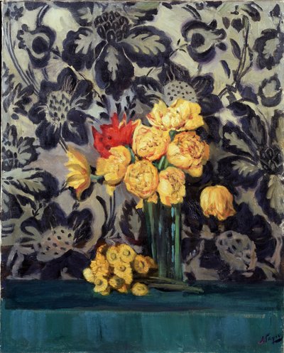Fiori, giallo su nero da Alexander Gaush