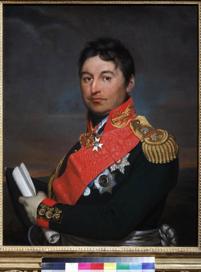 Ritratto del Generale Alexander Dmitriyevich Balashov da Alexander Grigoryevich Vanek