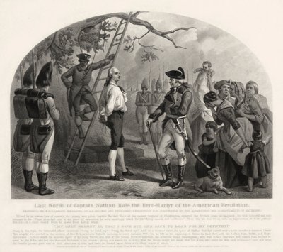 Ultime parole del Capitano Nathan Hale da Alexander Hay Ritchie