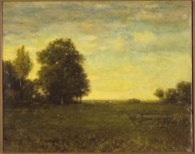 Prato con alberi da Alexander Helwig Wyant