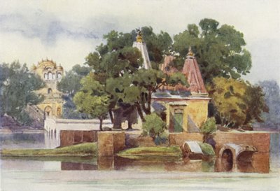 Un Tempio nel Serbatoio a Thanesar da Alexander Henry Hallam Murray