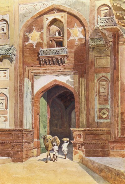Forte di Agra, dentro la Porta di Delhi da Alexander Henry Hallam Murray