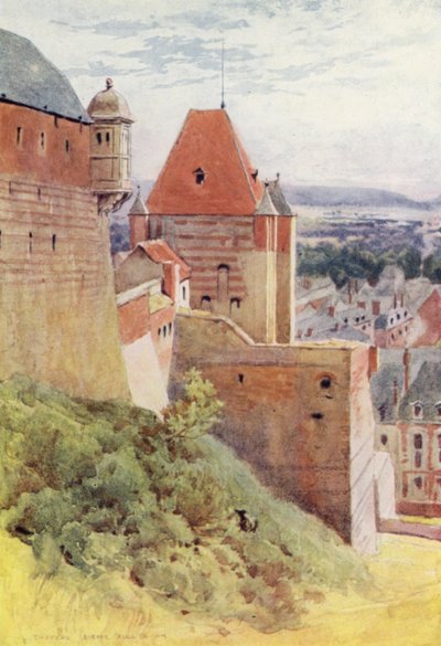 Dieppe, castello del XV secolo da Alexander Henry Hallam Murray