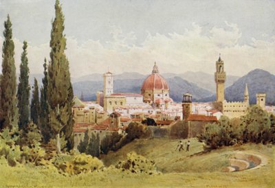 Firenze dai Giardini di Boboli, guardando verso Fiesole da Alexander Henry Hallam Murray