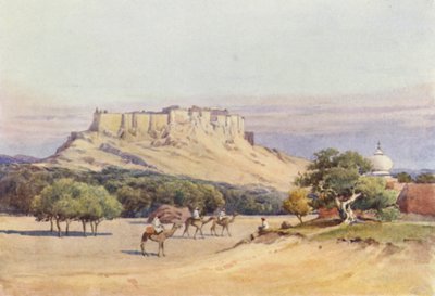 Jodhpur, Vista Generale del Forte da Alexander Henry Hallam Murray