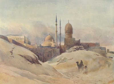 La Cittadella, Il Cairo, in una tempesta di sabbia, c. 1880 da Alexander Henry Hallam Murray