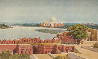 Il Taj dal Forte, Agra da Alexander Henry Hallam Murray