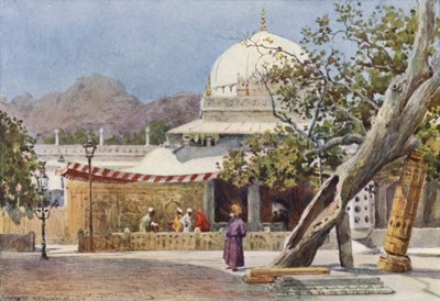 La Tomba di Khwajah Muin-ud-Din Chisti, nel Dargah, Ajmere da Alexander Henry Hallam Murray