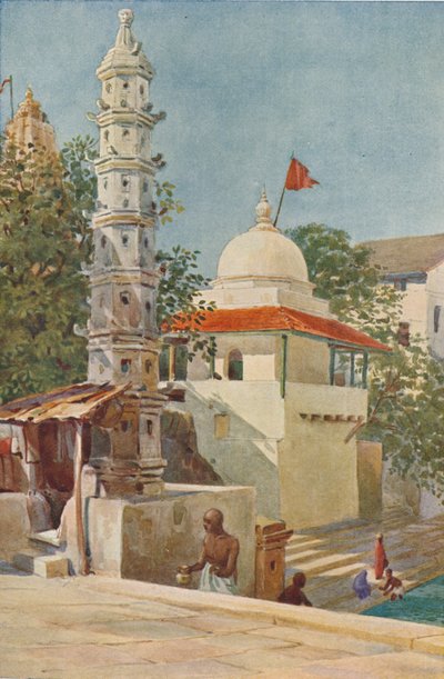 Il tempio di Walkeshwar, Bombay da Alexander Henry Hallam Murray