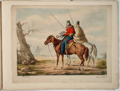 Cosacchi, 1815-1819 da Alexander Ivanovich Sauerweid
