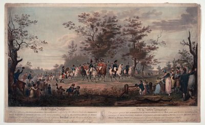 Federico Guglielmo III di Prussia (1770-1840) - I sovrani alleati passano in rassegna a Hyde Park 1814 da Alexander Ivanovich Sauerweid