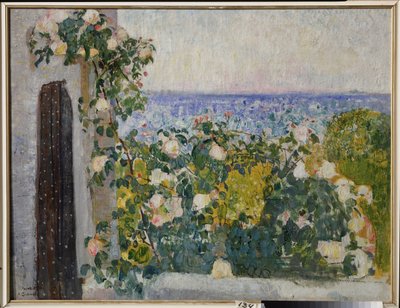 Fiori sul balcone a Roma (Italia) da Alexander Ivanovich Savinov