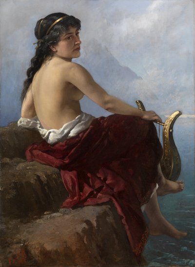 Saffo sulla scogliera di Lefkada da Alexander Izmailov