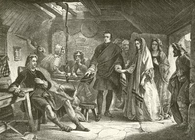 Il primo incontro del principe Carlo con Flora Macdonald da Alexander Johnston