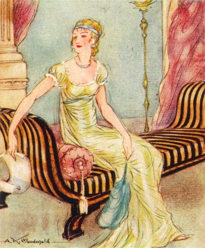 Madame Recamier, 1777-1849, 1937 da Alexander K. MacDonald