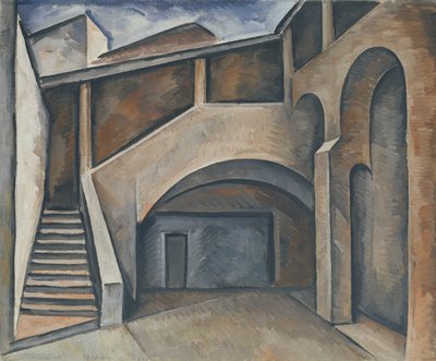 Cortile, 1913 da Alexander Kanoldt