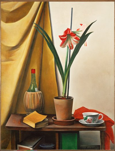 Natura morta III con amaryllis da Alexander Kanoldt