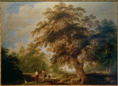 Paesaggio con Apollo e la Sibilla Cumana da Alexander Keirncx