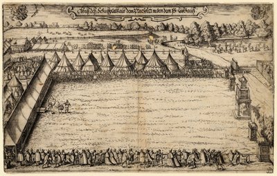Gli arcieri della balestra a Monaco, 1599 da Alexander Mair