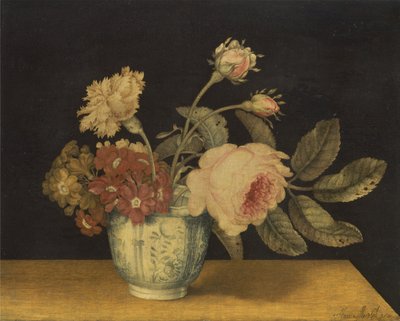 Fiori in un vaso di Delft da Alexander Marshal