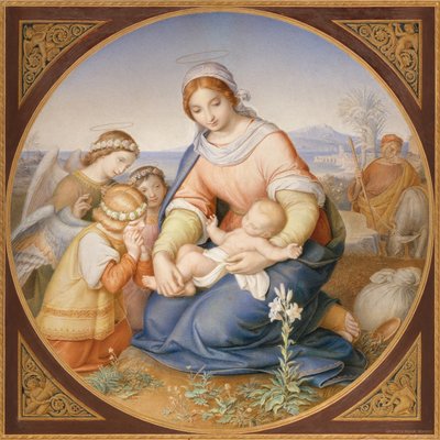 Il Riposo durante la Fuga in Egitto da Alexander Maximilian Seitz