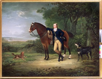 Ritratto di un Gentiluomo, probabilmente George Hay, 7° Marchese di Tweeddale, c.1790 da Alexander Nasmyth