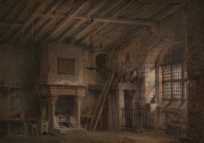 Scenografia per Cuore di Midlothian, Il Tolbooth da Alexander Nasmyth