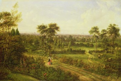 Veduta di Londra da Denmark Hill da Alexander Nasmyth