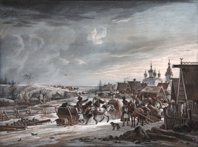 Inverno, 1825 da Alexander Osipovich Orlowski