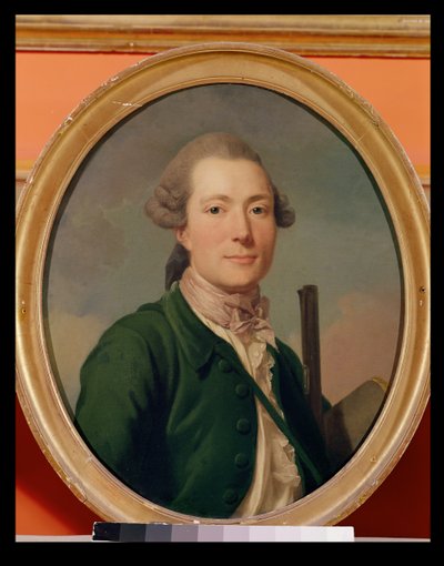 Conte Pierre-Francois de Cluzel in abito da caccia da Alexander Roslin
