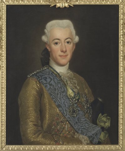 Ritratto di Gustavo III re di Svezia (1746-1792) da Alexander Roslin